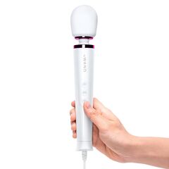 Белый проводной вибратор Le Wand Petite Vibrating Massager - 25 см. - 