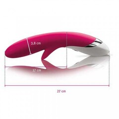 Вибратор Mystim Danny Divido вишневый