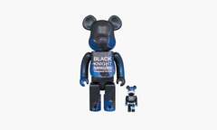 Bearbrick Black Knight Satellite 100% & 400% Set "Blue"