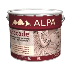 Краска фасадная Alpa Facade на основе смол 9 л