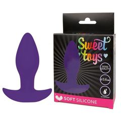 Фиолетовая анальная втулка Sweet Toys - 8,5 см. - 