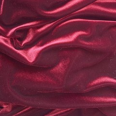 Ткань велюр вишневый 3077
