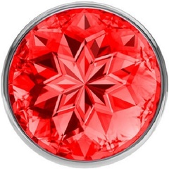Анальная пробка Lola Toys Diamond Sparkle Small, серебро