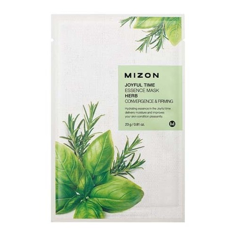 Mizon Joyful Time Essence Mask Herb - Тканевая маска для лица с травяным экстрактом