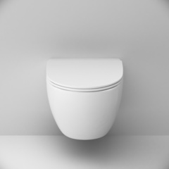 Подвесной унитаз FlashClean с сиденьем микролифт, AM.PM  AWE - C111700SC