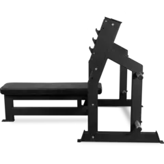 Скамья для жима горизонтальная профессиональная BRONZE GYM AL-304