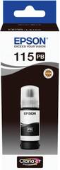 Контейнер с чернилами EPSON EcoTank 115 черный фото для Epson L8160, L8180