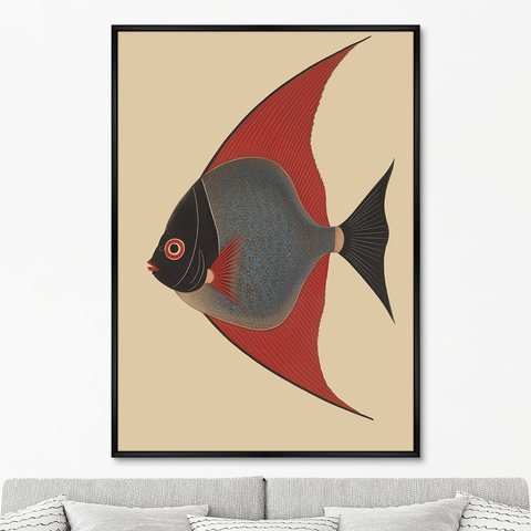 ArtNoMore - Репродукция картины на холсте Angel Fish, No 2, 2024г.