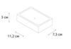 Fixsen BLANCO Мыльница FX-201-4