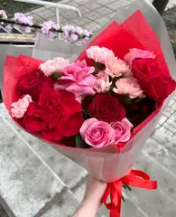 Авторский букет Яркое Пламя