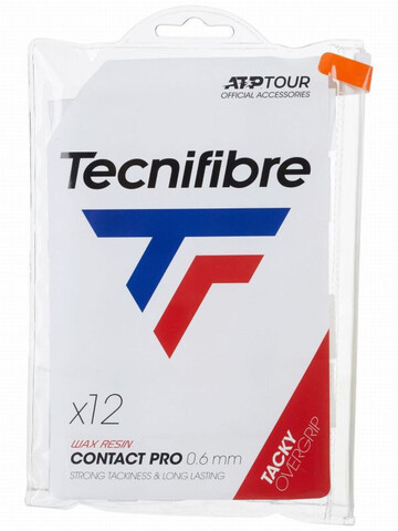 Намотки теннисные Tecnifibre Pro Contact 12P - white