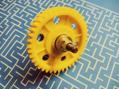 Шестерня редуктора DDE CSE1800Z большая с валом (8440-433412-0000012)