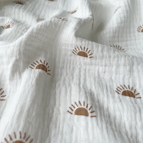 Пеленка муслин "Радуги на белом"