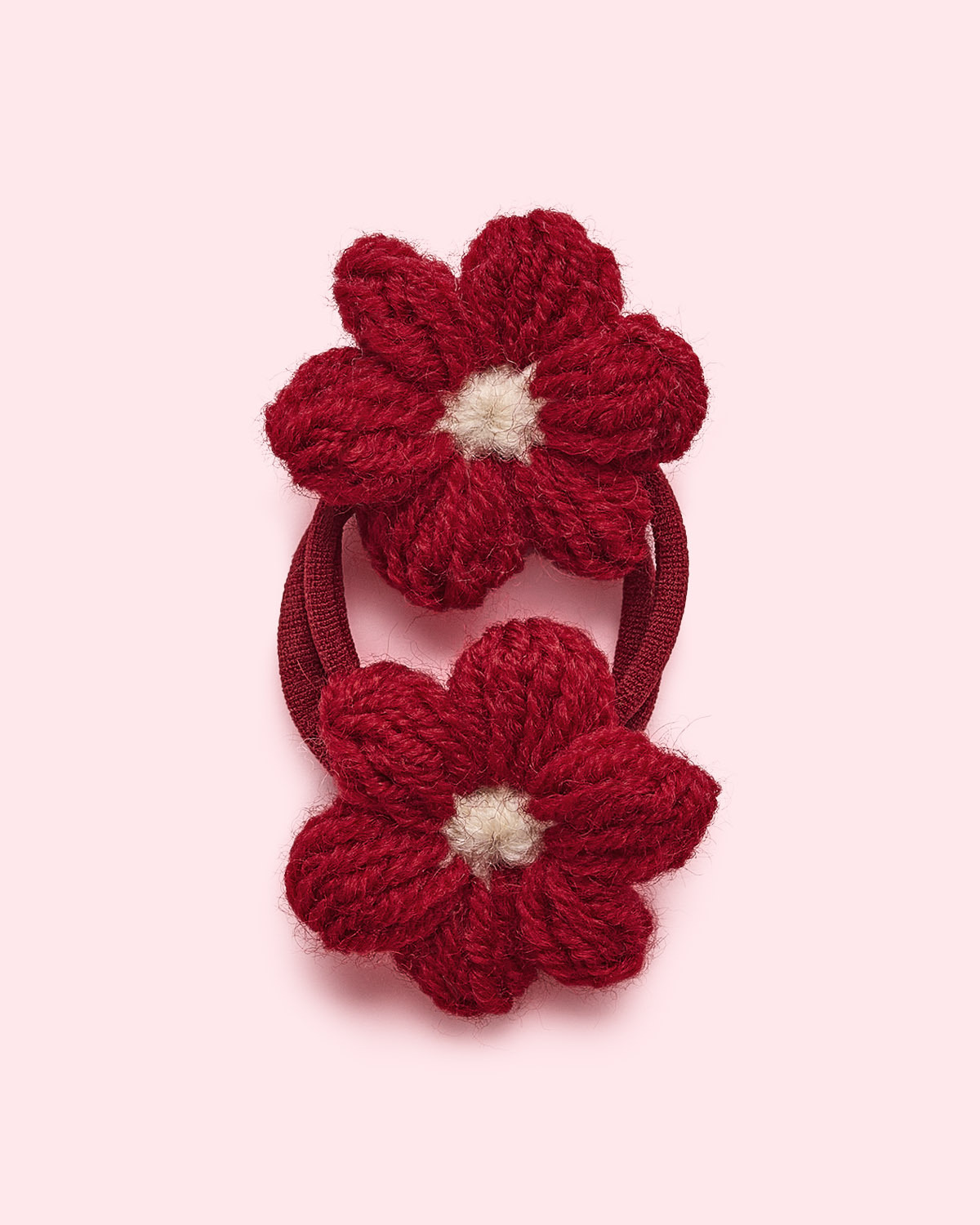 Вязаный бантик FLOWER (2 шт.)