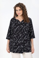 Блузка Мода-2 Виотекс ЧЁРНЫЙ