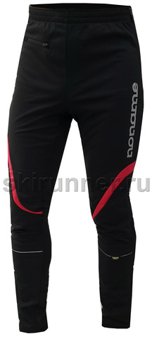 Подростковые Лыжные брюки самосбросы Noname Softshell Pant black-red унисекс