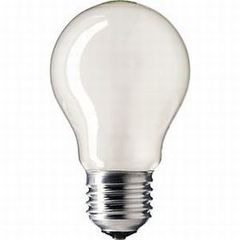 ФИЛИПС Лампа накаливания E27, 75W (A55 FR) матовая
