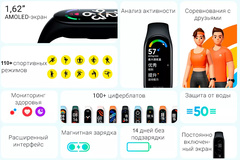 Фитнес-браслет Xiaomi Mi Band 7 CN