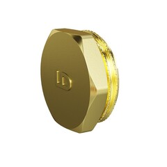 Заглушка латунная DN20 PN40 штуцерная LD Pride