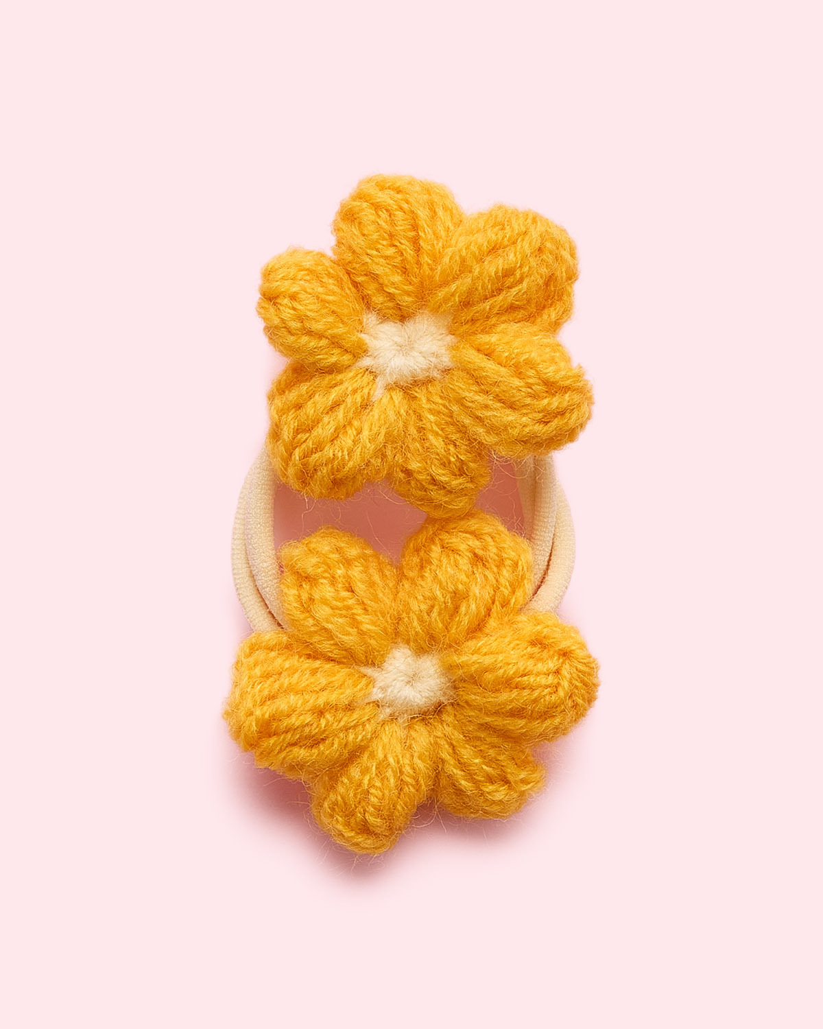 Вязаный бантик FLOWER (2 шт.)