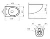 Art&Max Унитаз подвесной безободковый AM016CHR