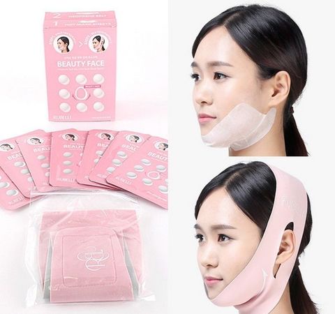 Набор масок для подтяжки контура лица Rubelli Beauty Face extra sheet