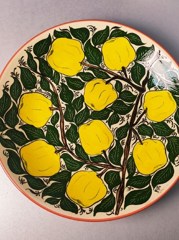 Ляган ручная роспись айва 38 см