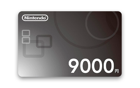 Карта оплаты Nintendo 9000 JPY Japan [Цифровая версия]