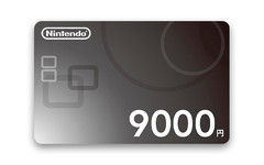 Карта оплаты Nintendo 9000 JPY Japan [Цифровая версия]