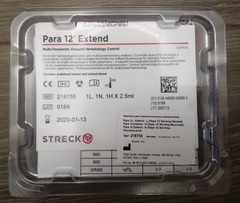 218755 Набор контрольной крови Para 12, 3*2,5мл (1L, 1N, 1H) Streck, Inc., США