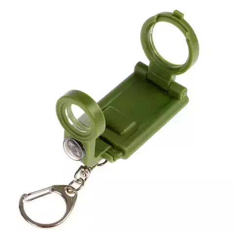 Лупа складная с компасом и подсветкой BW021