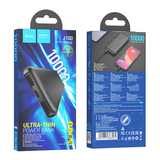 Внешний аккумулятор 10000 mAh с 2 USB Hoco J100 (Черный)