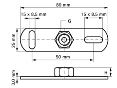 Walraven BIS подпятник для шпильки М10 (6703010)