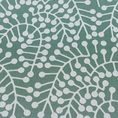 Скатерть из хлопка зеленого цвета с рисунком Спелая смородина, scandinavian touch, 180х180см