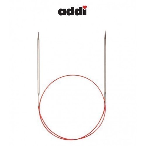Спицы Addi круговые с удлиненным кончиком для тонкой пряжи 40 см, 3.25 мм