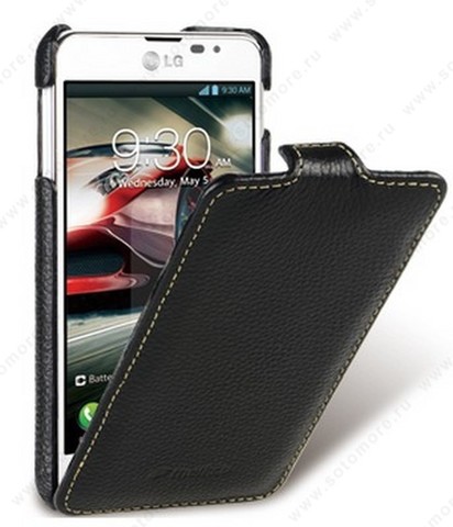 Чехол-флип Melkco для LG Optimus F5 P875 Leather Case Jacka Type (Black LC)