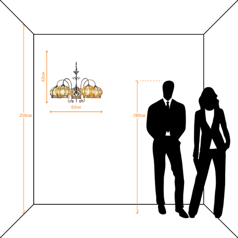 Люстра Arte Lamp Venezia A2106LM-5AB