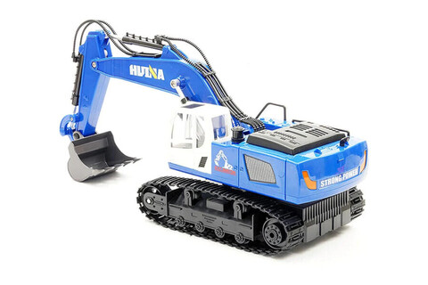 Радиоуправляемый экскаватор HUI NA TOYS масштаб 1:18 2.4G - HN1558-BLUE