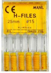 H-Files №15 MANI 6шт, 25мм