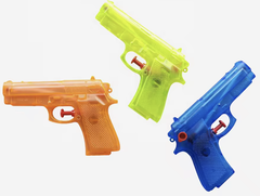 Водный пистолет 12 см, цвет ассорти