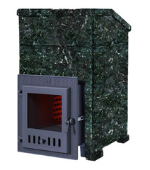 Банная печь Гефест ЗК 30М в облицовке Президент Пироксенит (980/40)