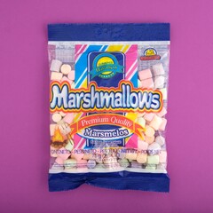 Маршмеллоу Guandy мини цветной, фруктовый, 75 гр
