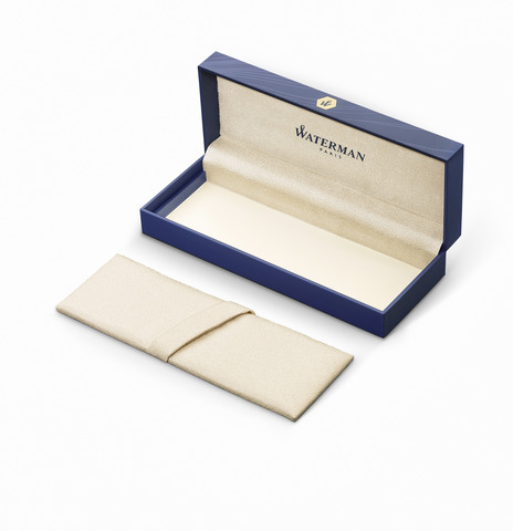 Ручка перьевая Waterman Apostrophe Lacquer Blue Marble GT, F (S0702790)