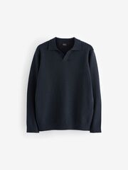 Поло с длинным рукавом для мальчика Next K84-150, Темно-синий