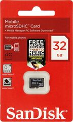 Карта памяти SanDisk 32GB MicroSDHC Class 4
