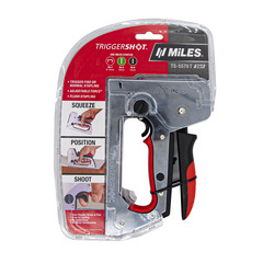 TS-5570 Степлер скобозабивной курковый механизм, 3в1, металл, 189x31x157мм (MILES)