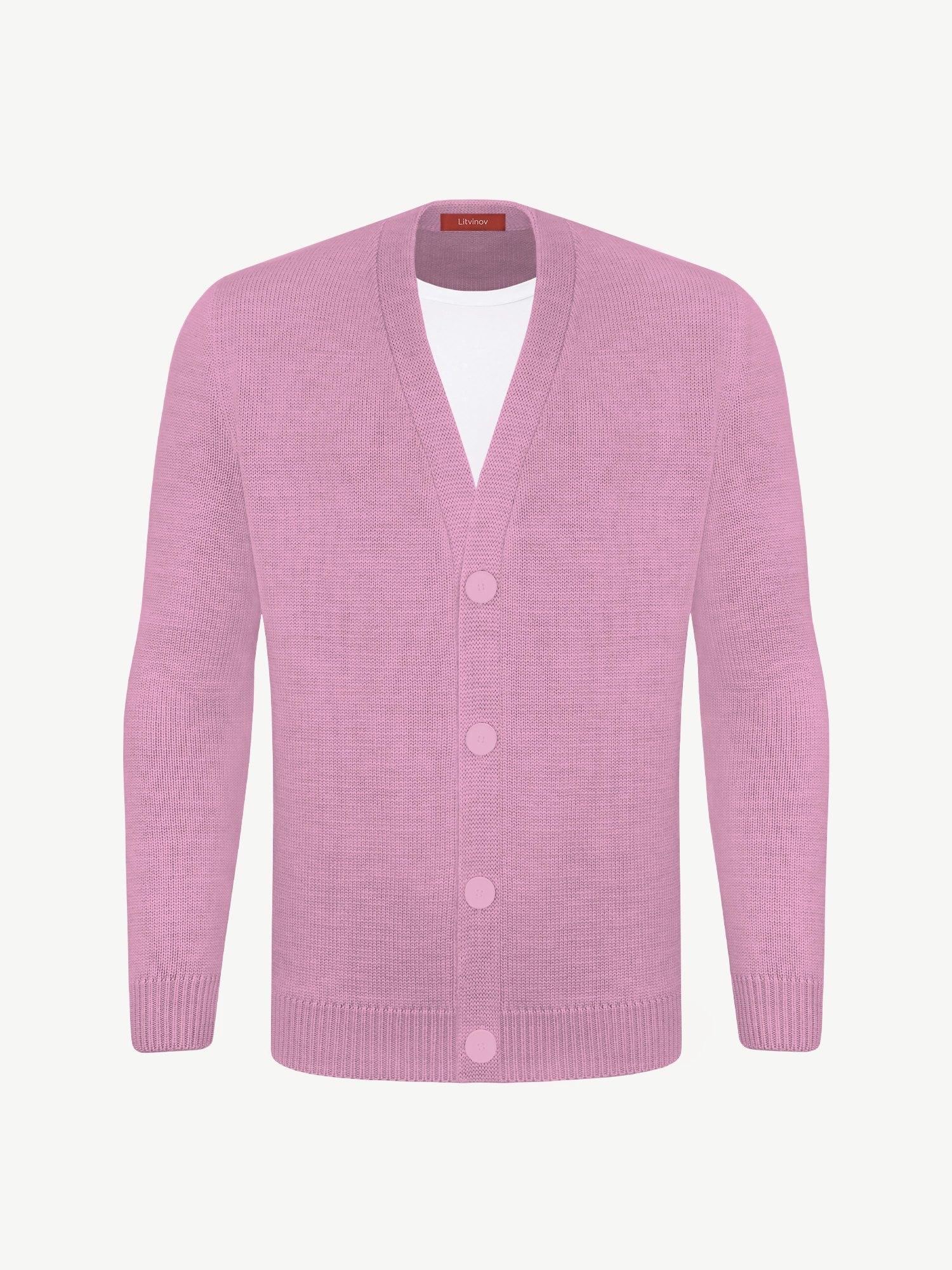 Кардиган с пуговицами из экохлопка