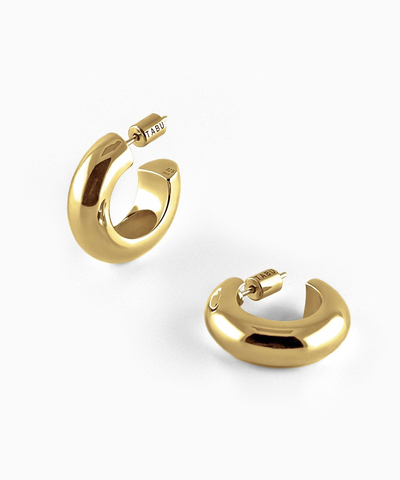 Cерьги GLOW HOOPS gold