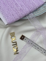 Кружево лавандовое (светло-фиолетовое)