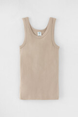 набор майка  для мальчика  К 1182-2уп/темно-бежевый,темно-серый